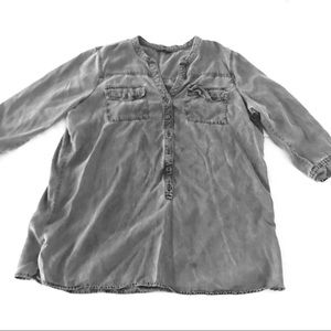 Lucky Brand Denim Blouse